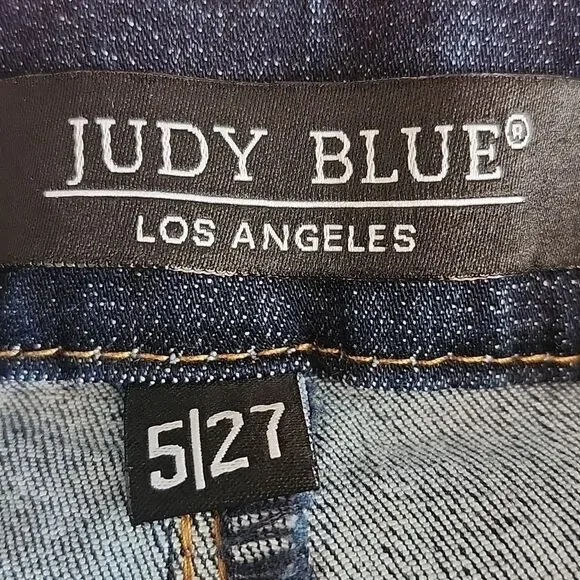 Judy Blue JB8846 Skinny Fit Dark Blue Wash Pull On Waist Jeans. 5/27 - Picture 4 of 8